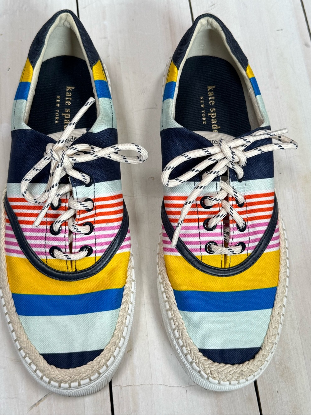 KATE SPADE Women’s Boat Party Espadrille Sneakers Size 7.5